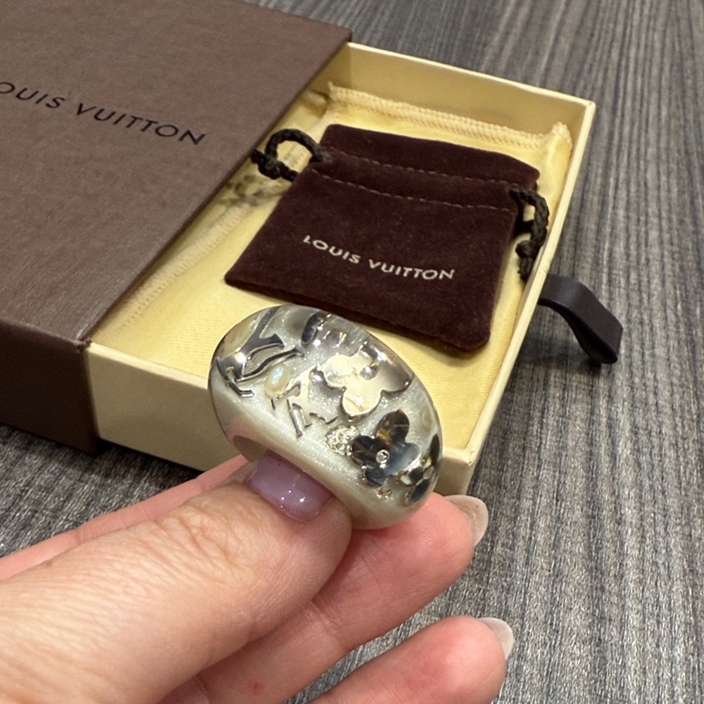 Louis Vuitton Translucent Ring With Black And Sil… - image 6